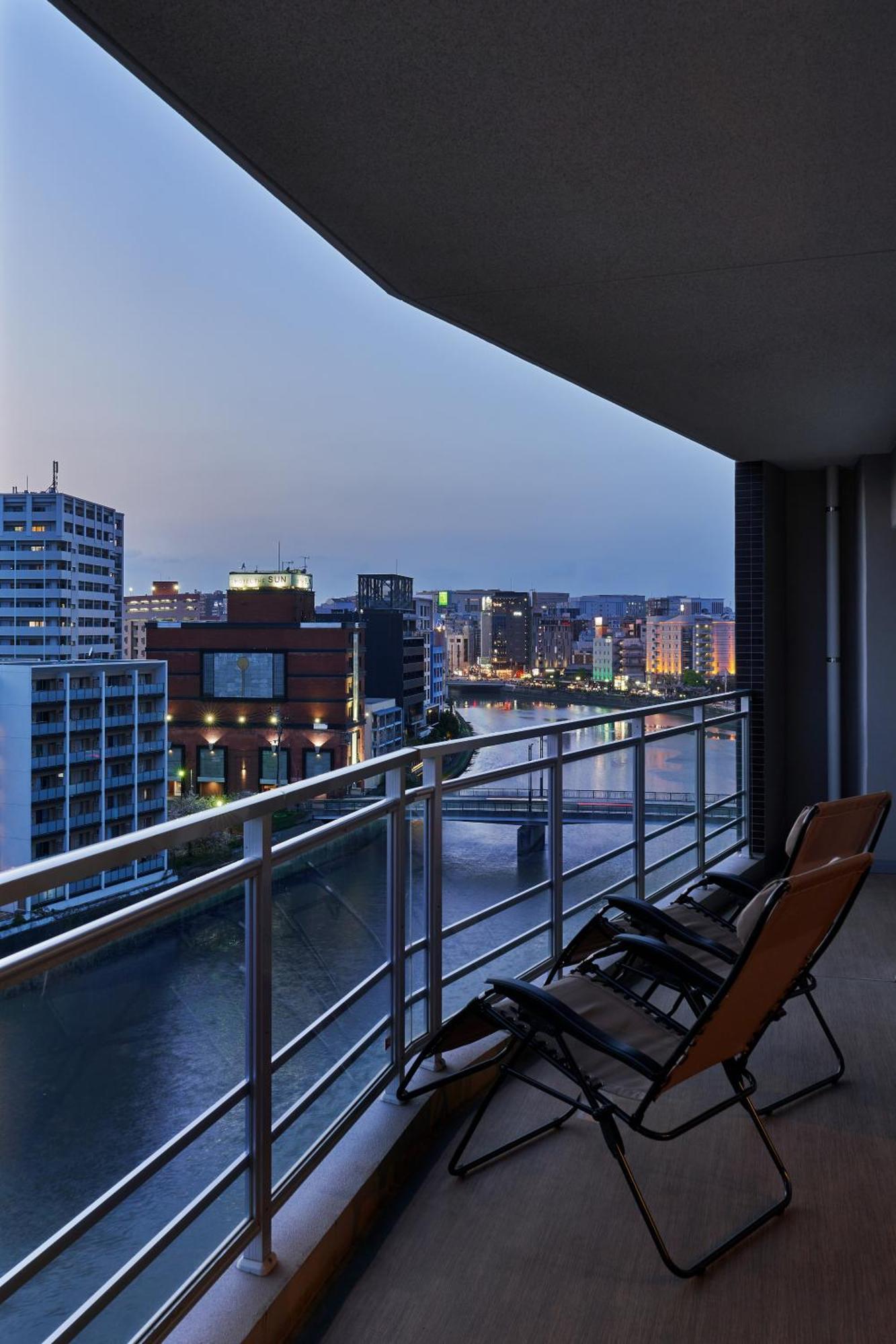 Alfacio Riverside Stay Hakata Fukuoka  Luaran gambar